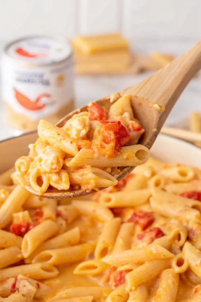 Neiman Marcus Chicken Casserole Recipe :5-Step Comfort Classic 1 Creamy Trader Joe’s Lobster Pasta with shrimp, Parmesan, and parsley in a white bowl on a rustic winter table