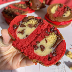 Stuffed Red Velvet Cookies Recipe