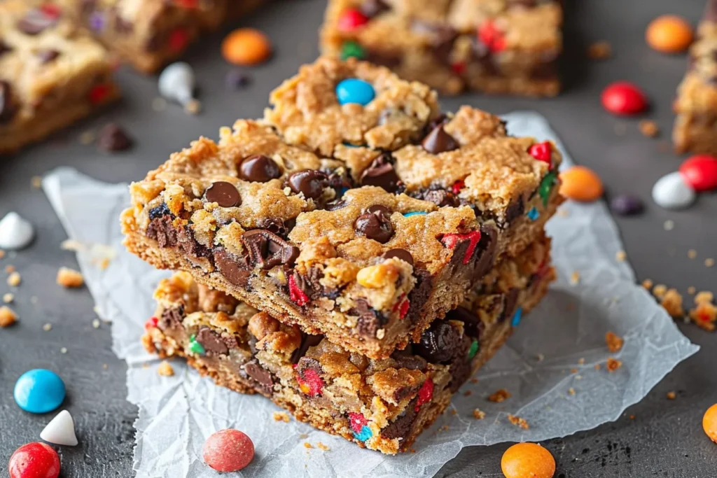 Monster Cookie Bars