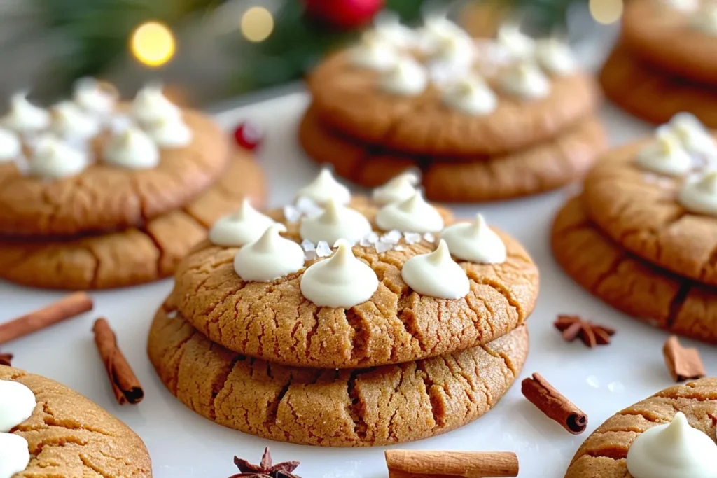 Chewy Maple Cinnamon Cookies with White Chocolate