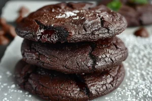 Chocolate lava cookies