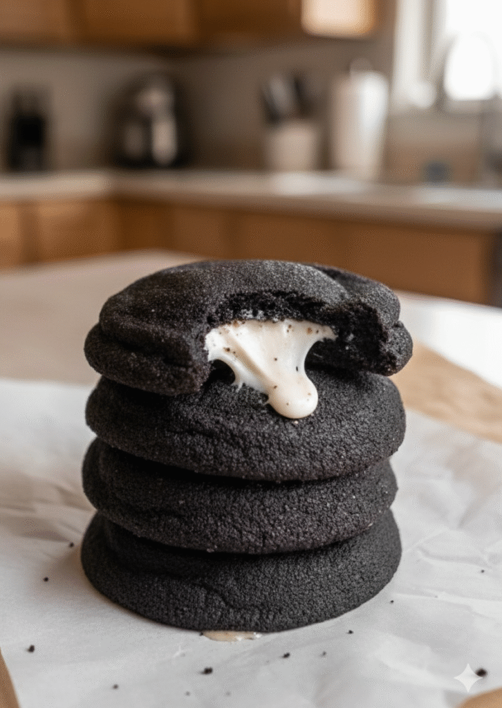 Black Velvet Cheesecake Cookies