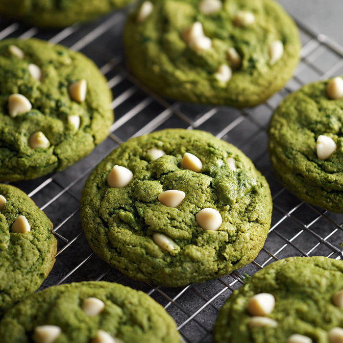 Matcha White Chocolate Cookies
