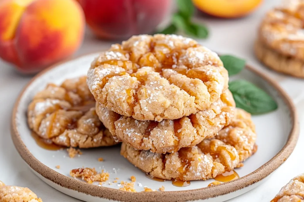 Peach Cobbler Cookies