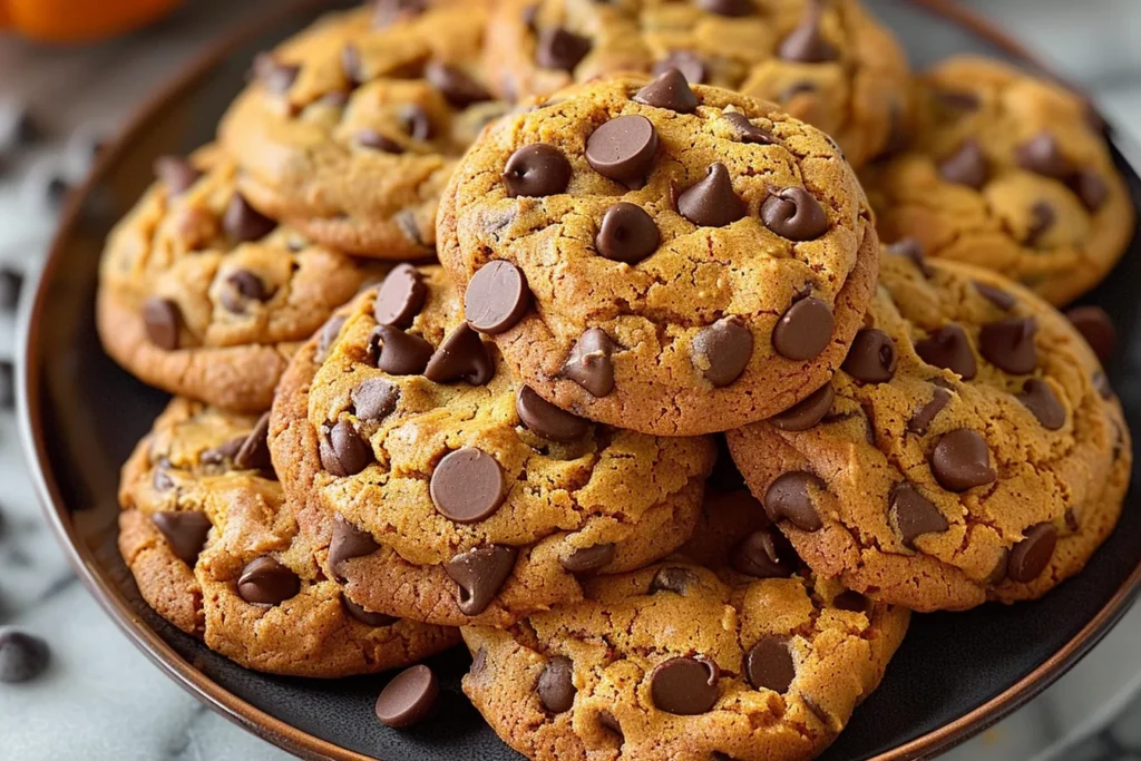 Pumpkin Chocolate Chip Cookies
