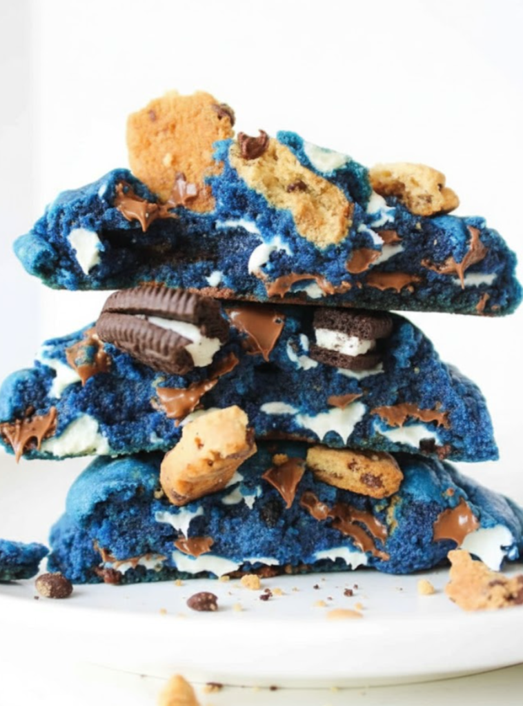 Giant Cookie Monster Cookies