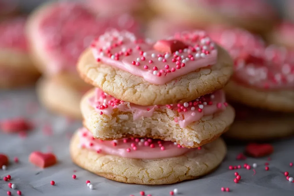 Valentine’s Day Frosted Sugar Cookies