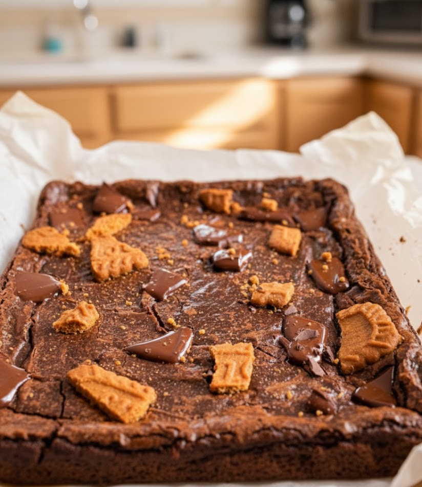 Biscoff Brownies