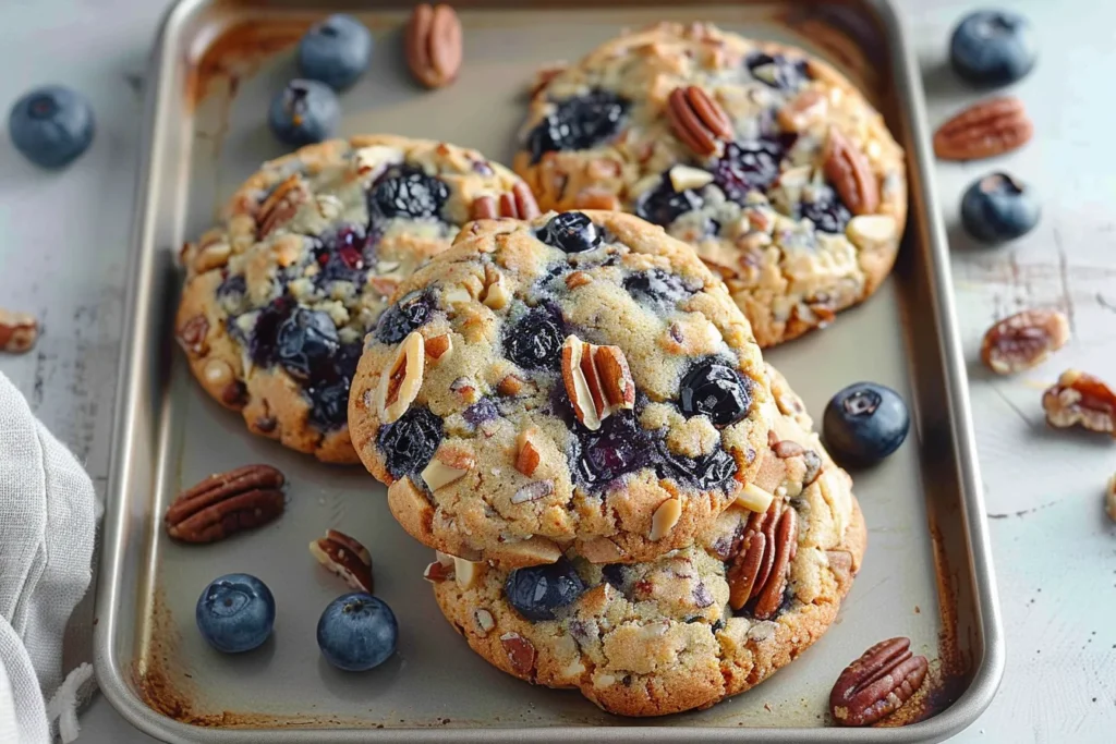 BLUEBERRY COCONUT PECAN COOKIES