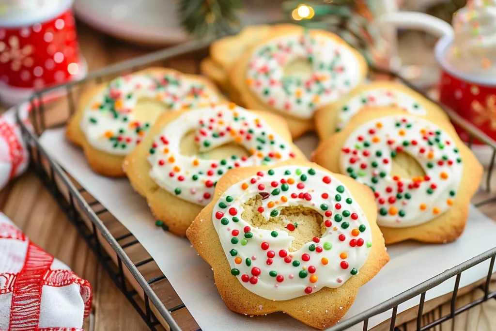 CAKE BATTER CHRISTMAS COOKIES