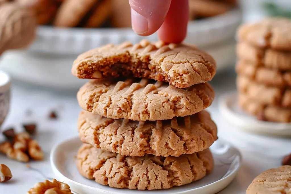 KETO PEANUT BUTTER COOKIES (JUST 3G OF CARBS EACH!)