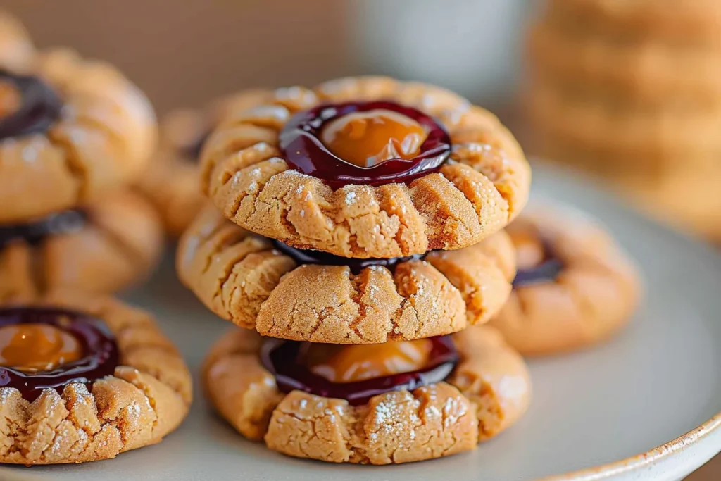 Peanut Butter Thumbprint Cookies