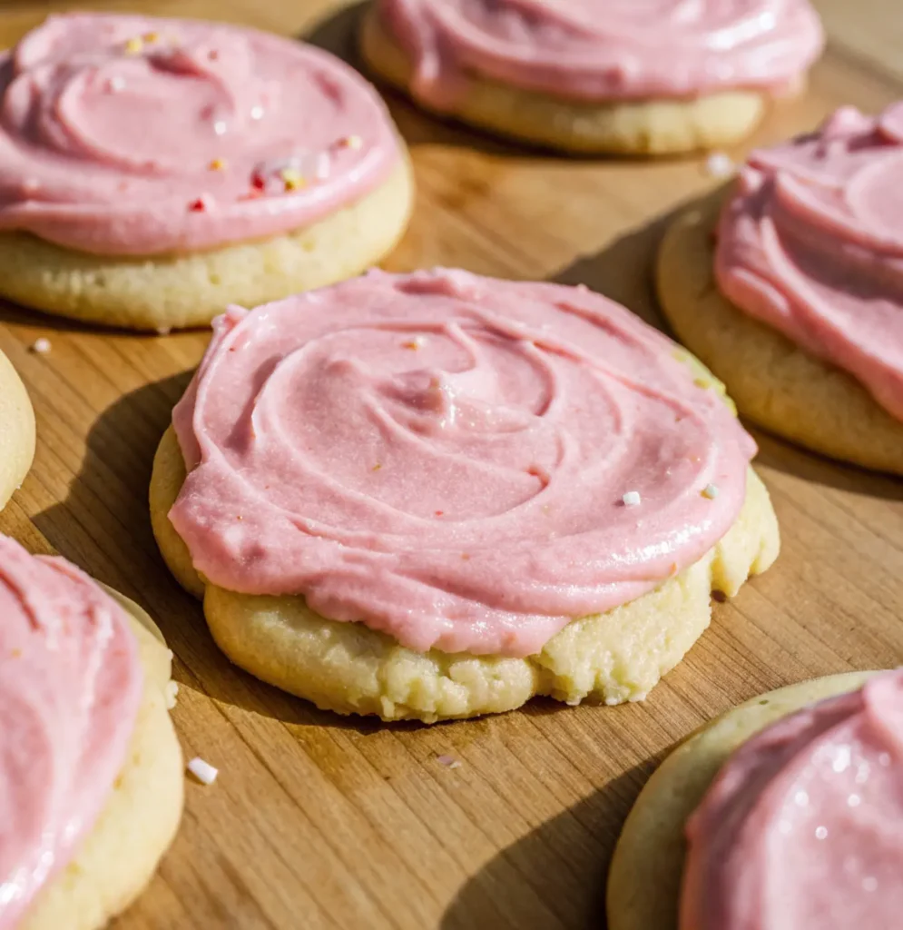 Pink Sugar Cookies
