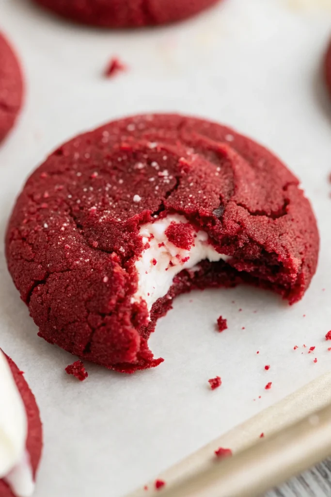 Red Velvet Cheesecake Cookies
