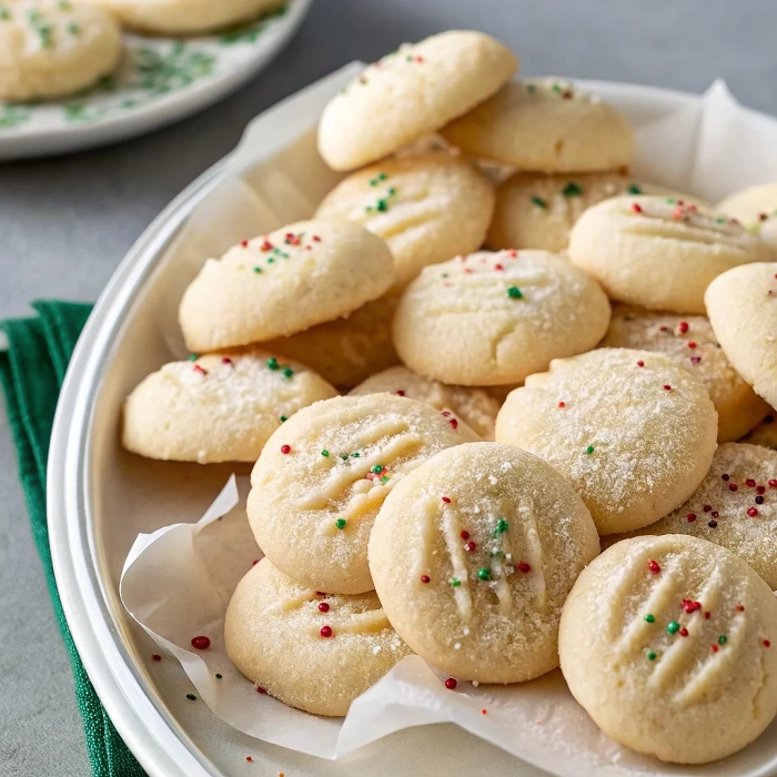 Whipped Shortbread Cookies