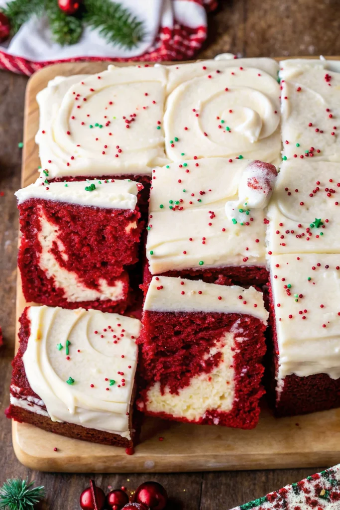 Red Velvet Christmas Cake