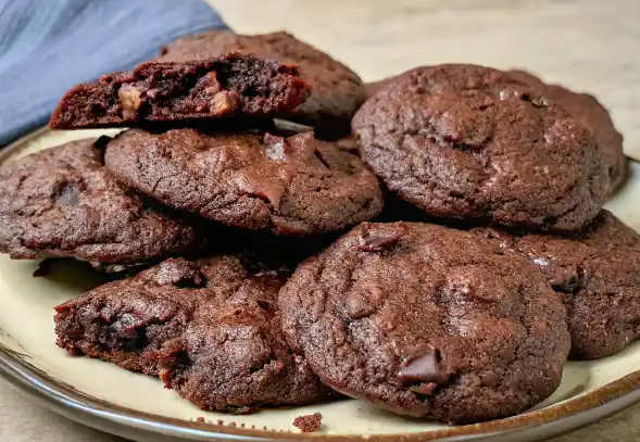 Chocolate Chocolate Chip Cookies