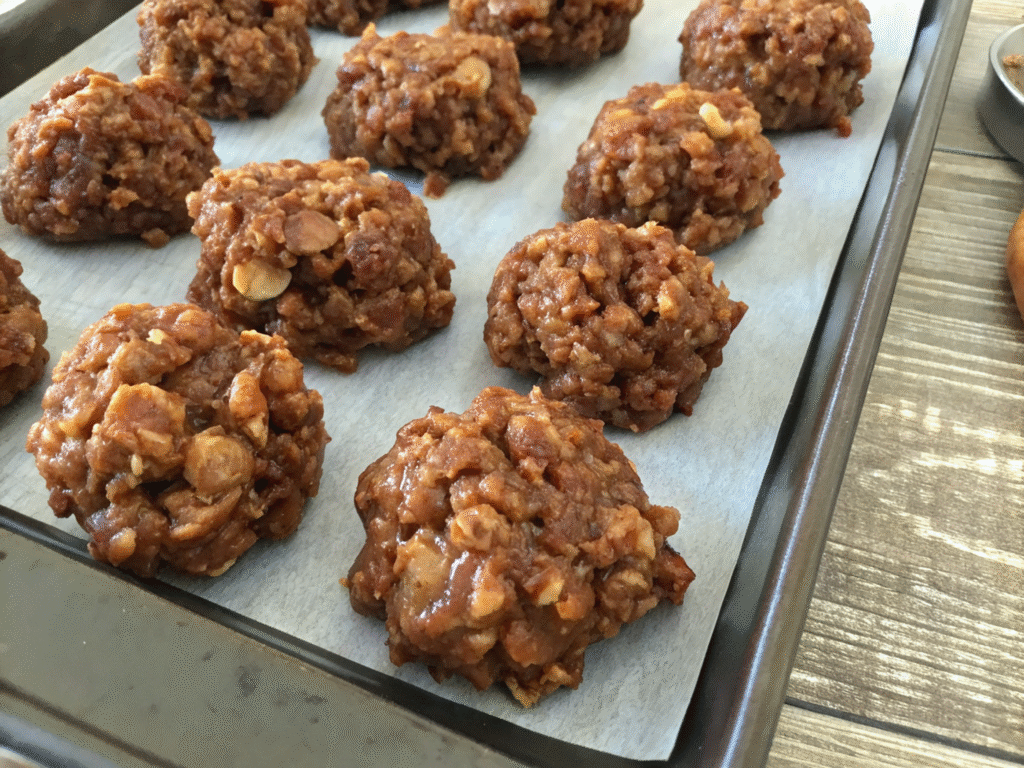 Easy Peanut Butter No-Bake Cookies