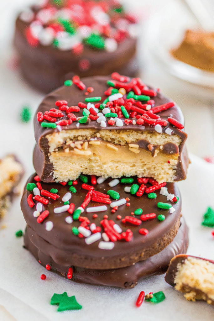 Chocolate Peanut Butter Stacks