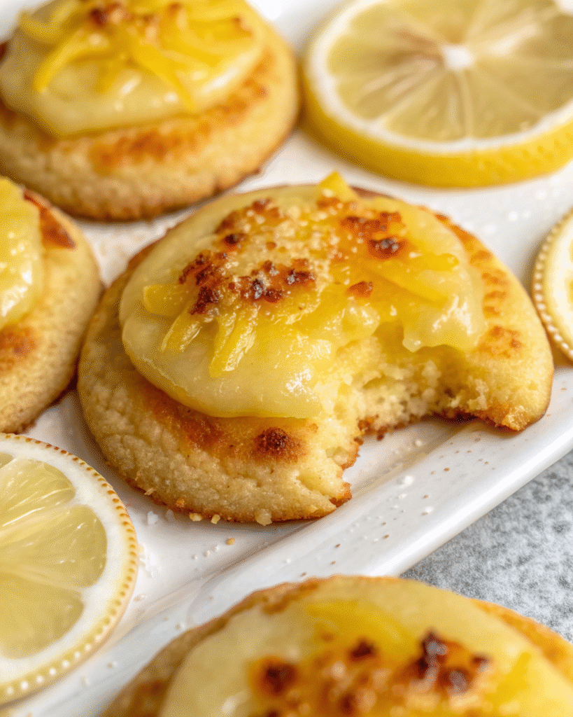 Lemon Crème Brûlée Cookies