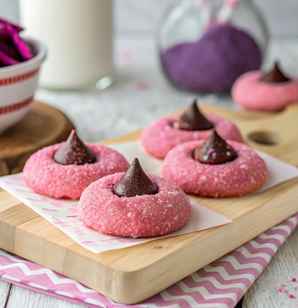 Strawberry Kiss Cookies