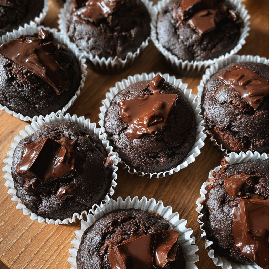 Easy Double Chocolate Muffins