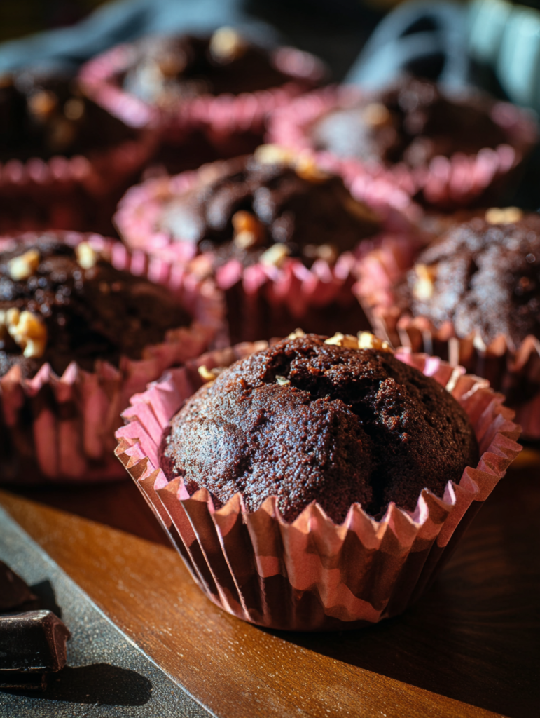 Easy Double Chocolate Chip Muffins