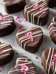 Pink Chocolate Hearts