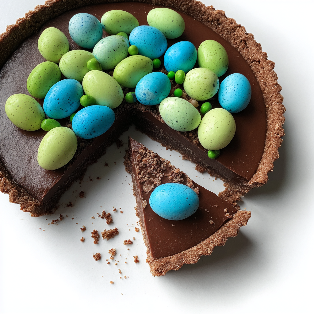 No-Bake Easter Egg Tart