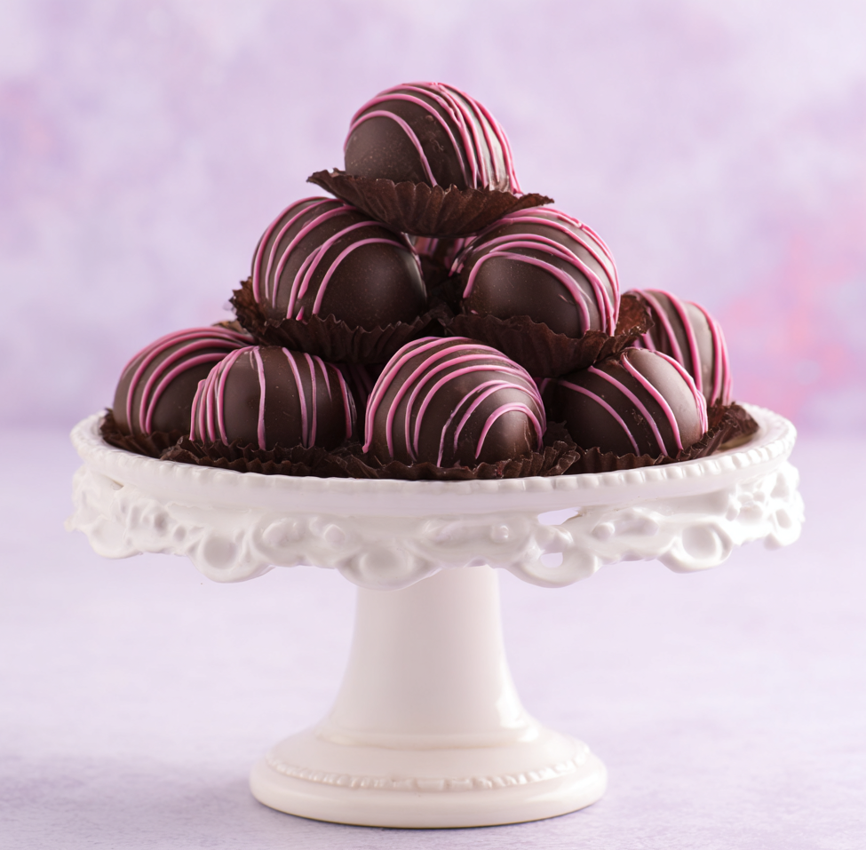 Decadent White Chocolate Raspberry Truffles